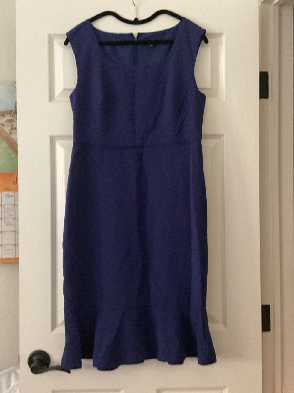 Ann Taylor Blue Flounce Dress Size 10 N WOT